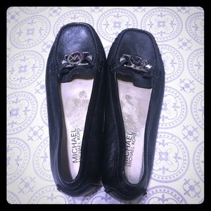 Black with silver MK Flats